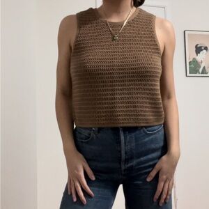 Brand New Everlane Crochet Knit Cami || Size S
